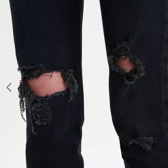 Levi’s 501 slim with rips W26 L30 - Picture 9 of 9